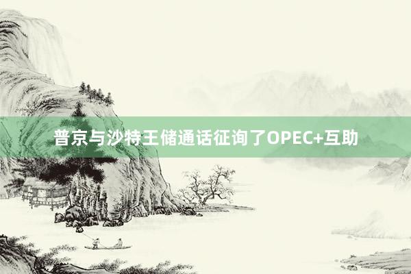 普京与沙特王储通话征询了OPEC+互助