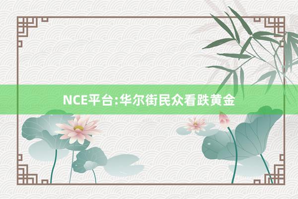 NCE平台:华尔街民众看跌黄金